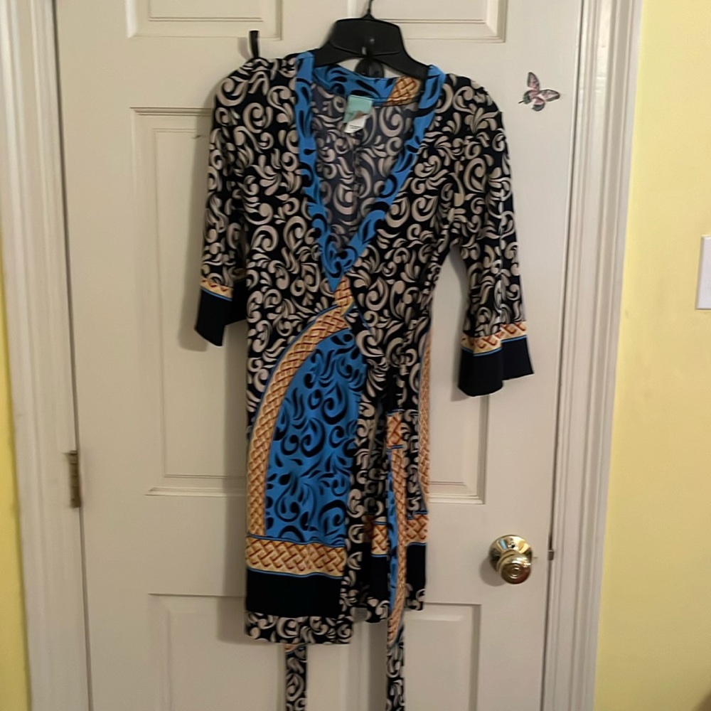 Karlie jersey wrap dress